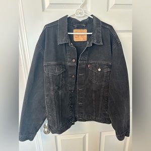 VINTAGE LEVIS RELAXED FIT JEAN JACKET Size XL
